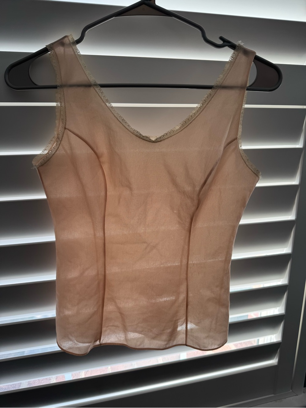 Y2k Sheer Women's Tank Top - Nude